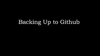 Backing Up Your Android Studio Source Code to Github