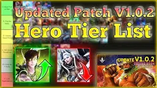 Updated Hero Tier List for V1.0.2 Balance Patch