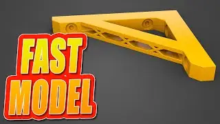 3D Modeling : The fastest way to model with the correct topology in 3ds max || N°_294
