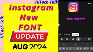 Instagram New Font style update 2024 | Instagram story Text new update