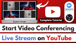 How to Start Video Conferencing Live Stream on YouTube | Start Like News Channel