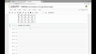 49  Indexing   set index and reset index methods