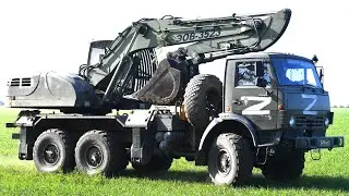 Military excavator EOV-3523 of Russia, review