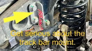 Synergy track bar mount upgrade