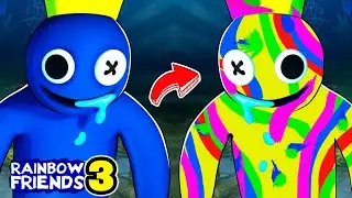 LA SINIESTRA EVOLUCION DE BLUE! 😱😱 | RAINBOW FRIENDS 3 ROBLOX