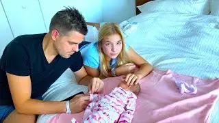 Наоми после РОДДОМА!!!  Первый день дома