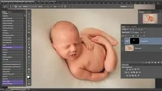 editing a newborn image from start to finish