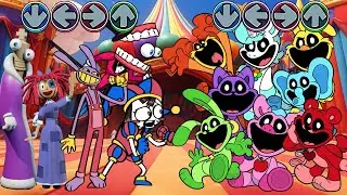 FNF Smiling Critters ALL PHASES vs Amazing Digital Circus Sings Digitalizing - Friday Night Funkin'
