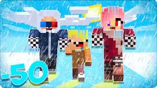 🥶АНОМАЛЬНЫЙ ХОЛОД ПРИШЕЛ В НАШУ ДЕРЕВНЮ ЖИТЕЛЕЙ в МАЙНКРАФТЕ! НУБИК ЛЕСКА ШЕДИ МОРОЗ