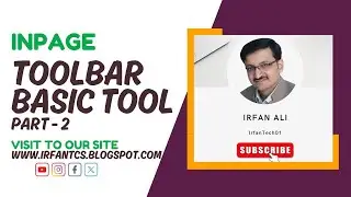 Inpage Tutorial - How to use Text Box Title Text Box Picture Shape in ToolBar Inpage 