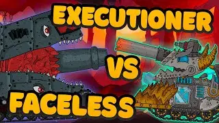 Gladiator Fights: Executioner vs Faceless - The Untold Story - Cartoons about tanks