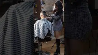 ASMR 💈 IRIS LADY BARBER “SERGEY”