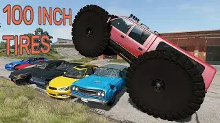 100 INCH TIRES - BeamNG.drive