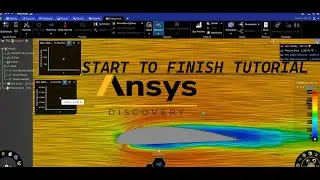 CFD - Aircraft Wing Simulated in a Wind Tunnel (ANSYS Discovery) [Easy & Quick] 2024