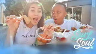 Surf&Soul MUKBANG (Hilarious Reaction)