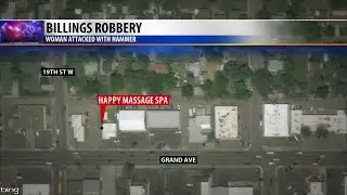 Billings massage spa robbed by 5 masked men, woman assaulted with hammer