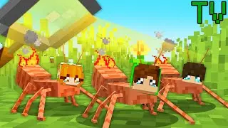 VIDA DE FORMIGA NO MINECRAFT