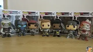Gears of War 4 Funko Pop Figures Complete Set Unboxing! (Pop Vinyl Gears of War 4 Unboxing)
