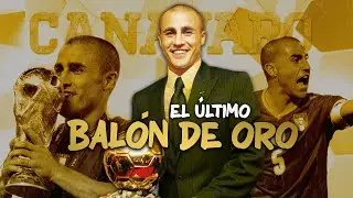 CANNAVARO, el último DEFENSOR en ganar el BALÓN DE ORO