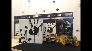 Death stranding limited edition ps4 pro! Обзор и распаковка лимитрованых консолей. Кодзима гений