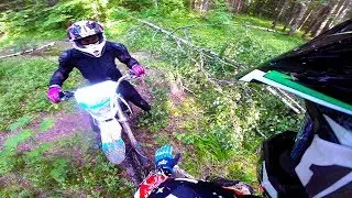 THE GIRLS ALSO RIDE ON PITBIKE !!!
