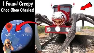 😰I Found Three Headed Choo Choo Charles in Real Life On Google Earth and Google Maps! 