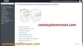 WF-C5810 WF-5890 Series, WF-C5310 WF-5390 Series Service Manual 🖨️