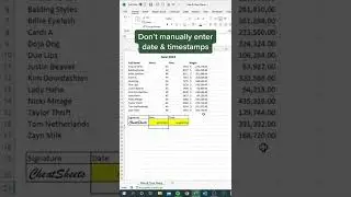 Date and Timestamp 
