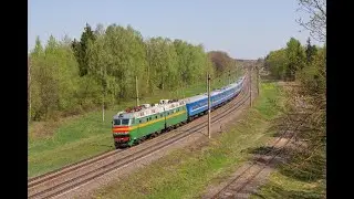 Отправление скорого поезда номер 2 Минск-Москва со станции Минск-пассажирский
