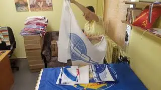 Производство флагов с Вашим логотипом.