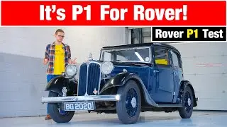 The Rover P1 Is An Advanced Pre War Classic! - Rover P1 10 Sports Saloon Road Test
