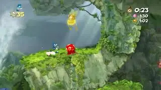 Rayman Origins, 6. Выброс гейзера (за время, Электун, кубок) ПОДПИШИСЬ ПОЖАЛУЙСТА!!!