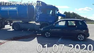 Подборка аварии ДТП на видеорегистратор за 01.07.2020 год
