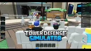 Roblox TDS Beating Badlands II (First try and that was close)