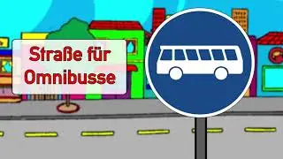 Hinweiszeichen - Verkehrszeichen 🚦 Fahrschule - Yleekids Deutsch lernen mit Kinderliedern 📖