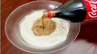 Просто добавьте колу в муку, и результат вас ошеломит!😱