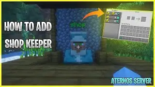 How To Add Custom Shop Keeper ON Aternos Server!! 