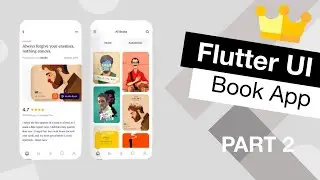 Flutter UI E Book App Tutorial | App from Scratch Part 2