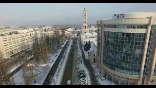 ВТБ Тамбов. Интернациональная. Колокольня   - Зимний Тамбов DJI 0025