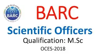 BARC SCIENTIFIC OFFICER