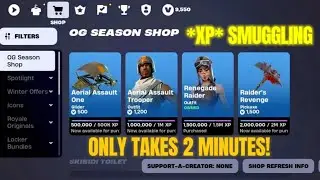 (Patched)*XP SMUGGLING* (Glitch) How to fake 1.5M XP to unlock Renegade Raider| Fortnite