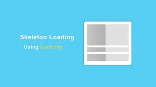 How To Create Skeleton Loading  Html CSS And JavaScript.| Amin Coding.