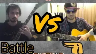 чат рулетка# дружеский батл гитаристов🎸🤘🤠🤓🤝
