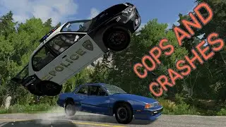 COPS AND CRASHES, The NEWEST and BEST Scenarios in Update 0.22 BeamNG.drive