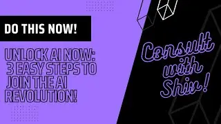 "Unlock AI NOW: 3 Easy Steps to Join the AI Revolution!"