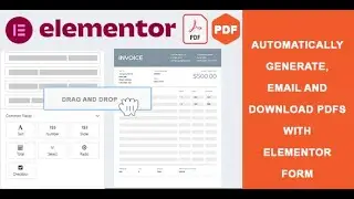 Elementor Form PDF Customizer (Form Widget)