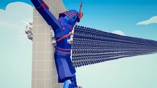 SUPER MUSKETEER PINNING EVERY UNIT TO THE WALL - TABS Totally Accurate Battle Simulator