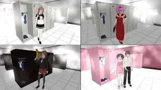 Костюмы на соперниц из модов. Yandere Simulator