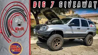 Installing Big 7 Jeep Cables on Jeep WJ Grand Cherokee & Giveaway | Najar Offroad