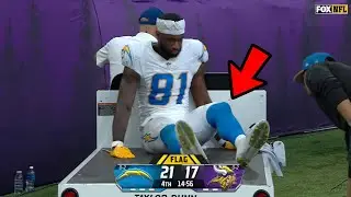 Mike Williams Carted Off with Knee Injury (Not Good) - Doctor Explains